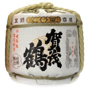 Reiswein Mini Sake Fass, Sakadaru mit Sake Kamotsuru (1800ml 15-16%vol)