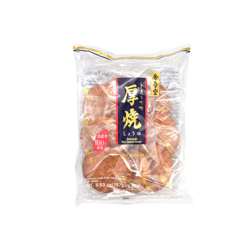 Reisgebäck mit Sojasaucengeschmack (Atsuyaki Shoyu) "KINGODO" (157g)
