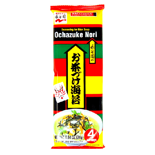 Ochazuke Nori - Würzmittel für Reissuppen 4 Stk (24g)