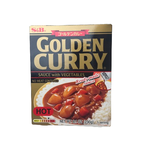 Kopie von S&B Golden Curry HOT 230g (1 Portion)