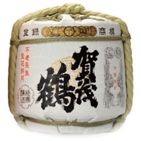 Reiswein Mini Sake Fass, Sakadaru mit Sake Kamotsuru (1800ml 15-16%vol)