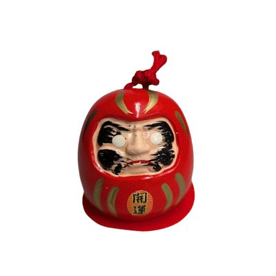 Daruma (7,5cm) als Glocke