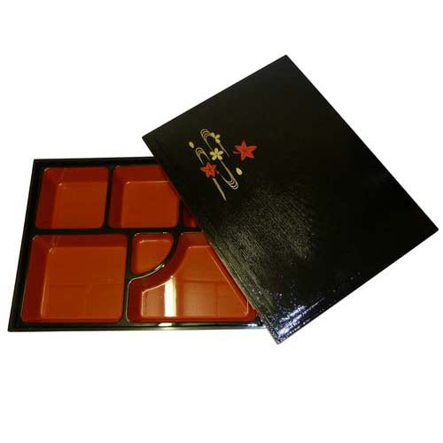 Bentobox (rot-schwarz, 36 x 24 x 7 cm)