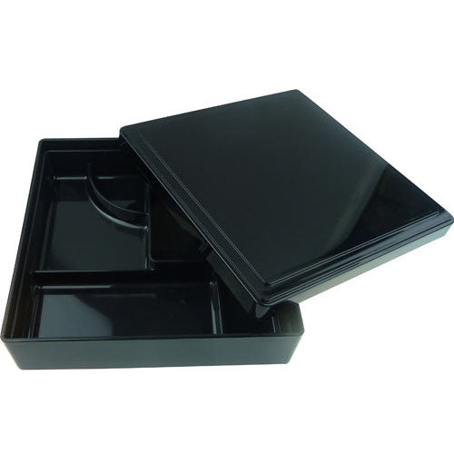 Bentobox (schwarz, 21 x 21 x 6 cm)