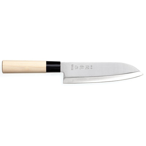 Sekiryu Saku Santoku Messer (16,5cm)<br>aus Edelstahl<br>SR100