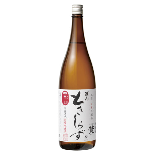 Reiswein, Born Tokishirazu Junmai Ginjo trocken (720ml 15.0% vol)越前純米吟醸、梵ときしらず、辛口